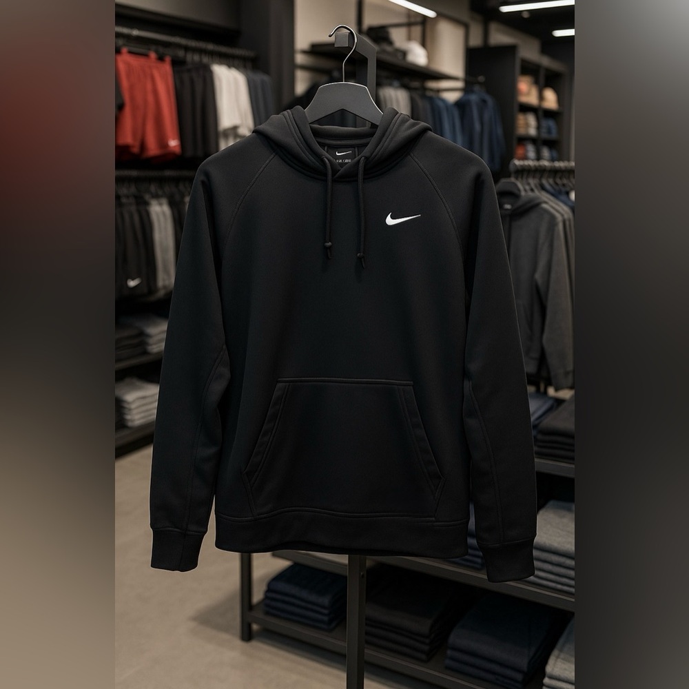 Nike Therma-FIT Pullover Hoodie Black Men’s Small - Picture 2 of 13